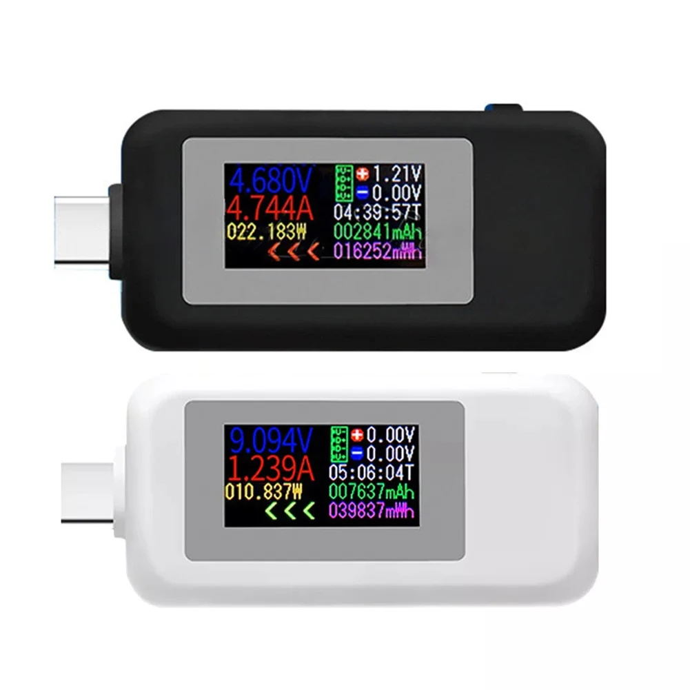 Electronic Enthusiast Testing 115*265*55 Mm Charging Monitor Dual Port Power Tester Device Fast Charging Protocols
Electronic Enthusiast Testing 115*265*55 Mm Charging Monitor Dual Port Power Tester Device Fast Charging Protocols