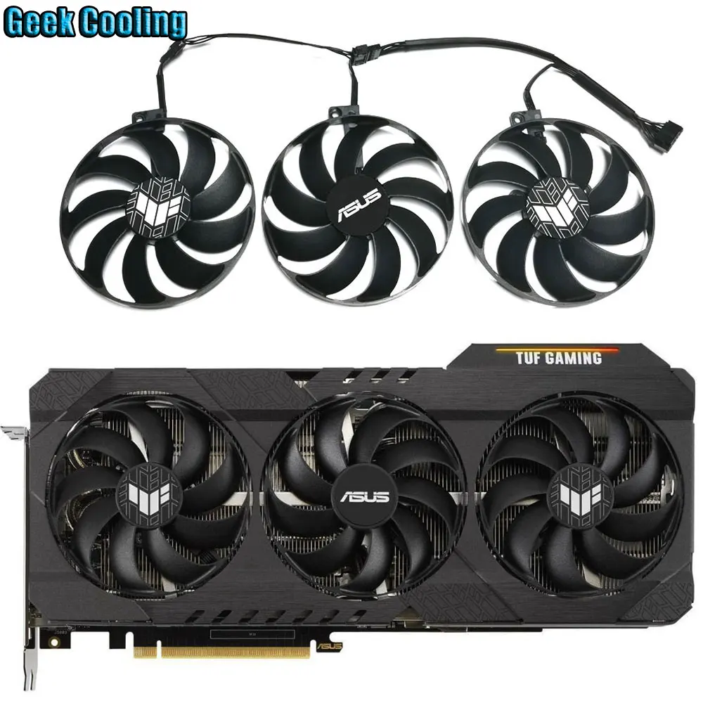 CF9010U12D T129215BU PLD09210S12H Video card cooling fan,For ASUS TUF RTX 3060、3060TI、3070、3070TI、3080、3080TI、3090 GAMING
CF9010U12D T129215BU PLD09210S12H Video card cooling fan,For ASUS TUF RTX 3060、3060TI、3070、3070TI、3080、3080TI、3090 GAMING