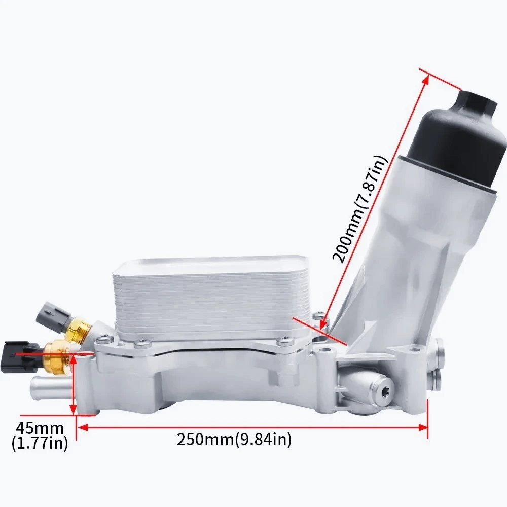 AC-Aluminum Engine Oil Cooler OEM 5184304AE 926-959 68105583AF For Chrysler 200 300 Dodge Charger Grand Cherokee ProMaster 3.6L
AC-Aluminum Engine Oil Cooler OEM 5184304AE 926-959 68105583AF For Chrysler 200 300 Dodge Charger Grand Cherokee ProMaster 3.6L