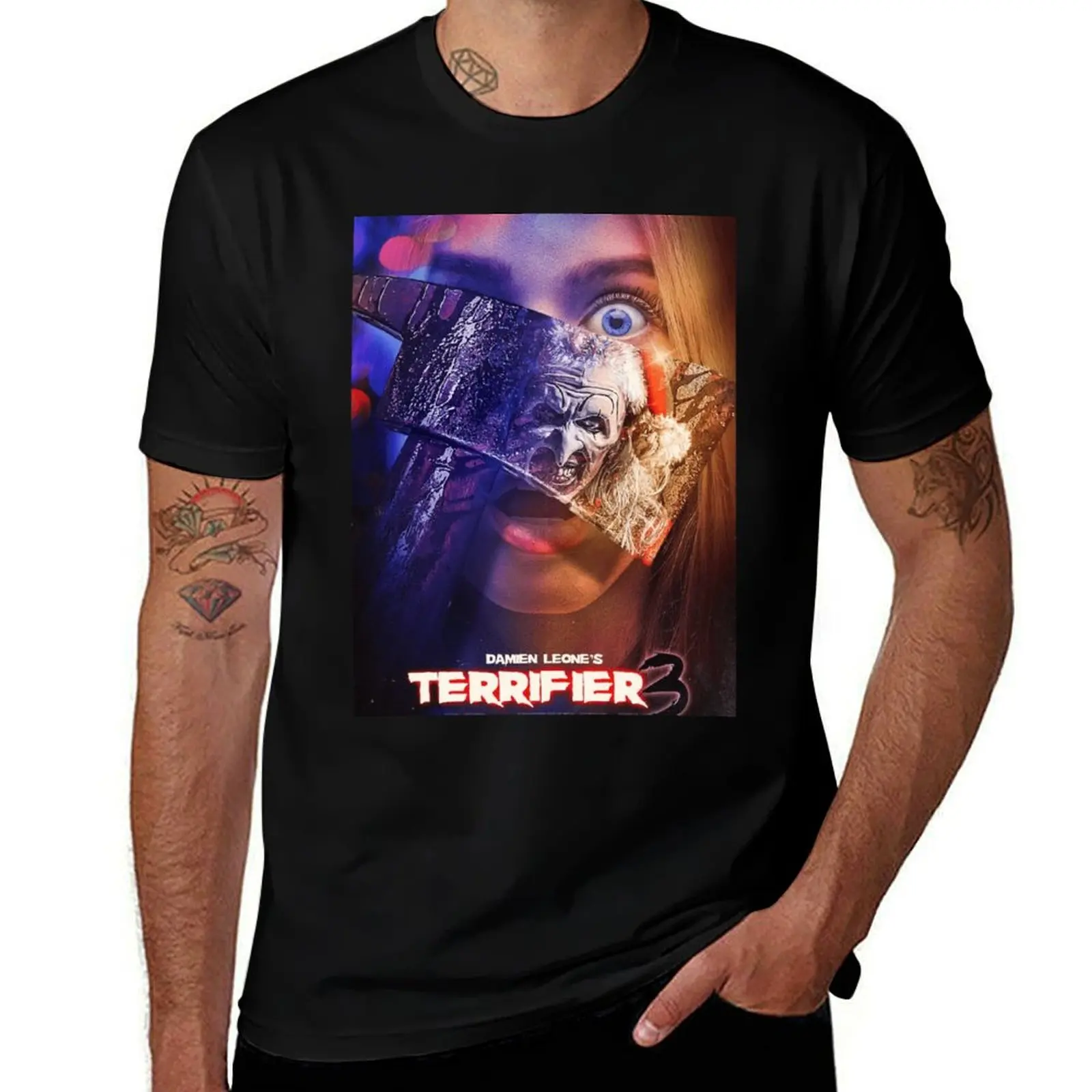 Terrifier 3 T-Shirt Christmas Casual Short Sleeve Top
Terrifier 3 T-Shirt Christmas Casual Short Sleeve Top