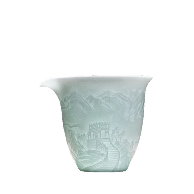 Wanli Great Wall Kung Fu Tea Set Household Ceramic Cover Bowl Tea Cup Teapot Tea Set
Wanli Great Wall Kung Fu Tea Set Household Ceramic Cover Bowl Tea Cup Teapot Tea Set