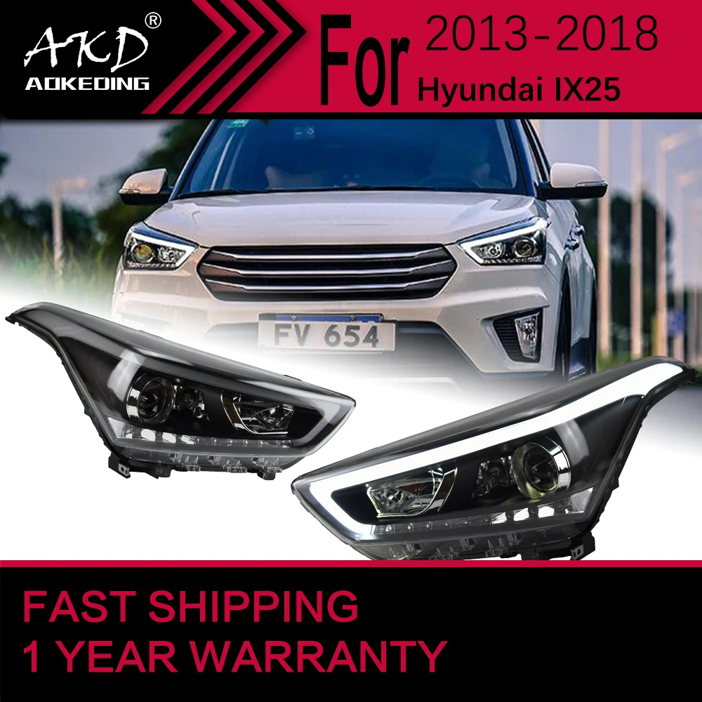 Автомобильные фары для Hyundai IX25, светодиодные фары 2014-2018 ix25, фары Drl, линзы проектора, автомобильные аксессуары
Автомобильные фары для Hyundai IX25, светодиодные фары 2014-2018 ix25, фары Drl, линзы проектора, автомобильные аксессуары