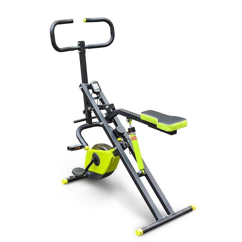 Indoor Folding 2 in 1 Home Gym Sports Cardio Training Squat Rider Horse Riding Total Crunch Exercise Machine with Magnetic Bikep
Indoor Folding 2 in 1 Home Gym Sports Cardio Training Squat Rider Horse Riding Total Crunch Exercise Machine with Magnetic Bikep