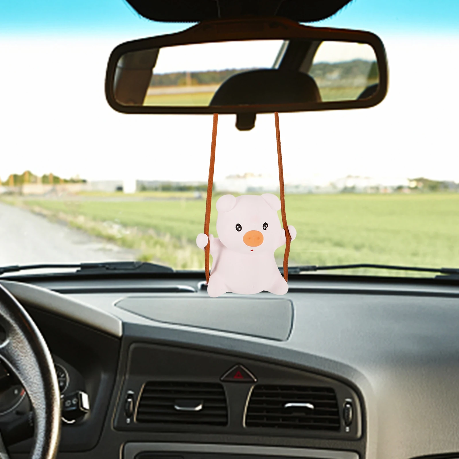 Cute Pink Hanging Pendant Durable Cartoon Design Pig nament Rearview Mirror Hanging Car Accessories Decor Accessories
Cute Pink Hanging Pendant Durable Cartoon Design Pig nament Rearview Mirror Hanging Car Accessories Decor Accessories