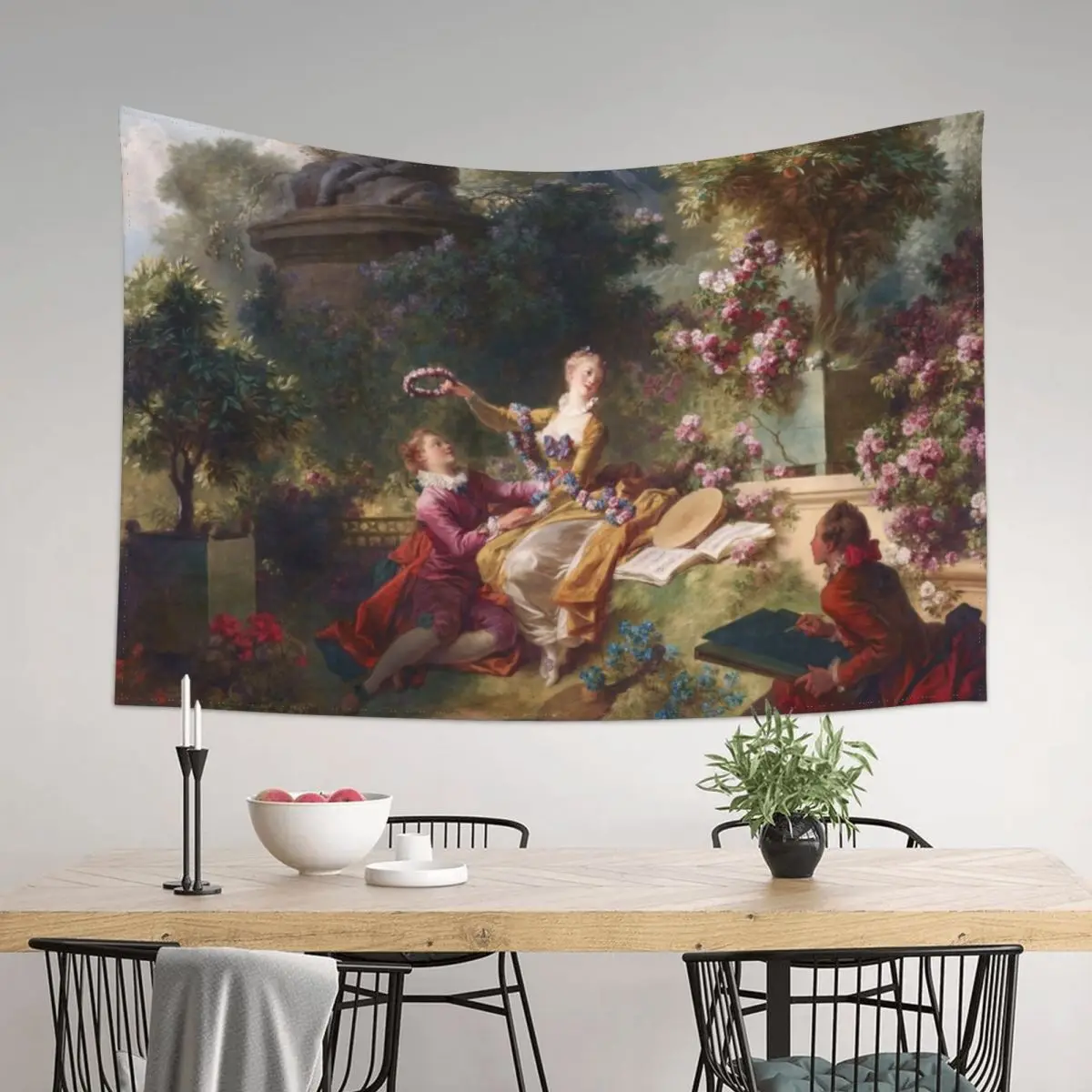 The Progress of Love: The Lover Crowned Jean Honoré Fragonard Tapestry Wall Hanging Wall Korean Room Decor Wall Deco Tapestry
The Progress of Love: The Lover Crowned Jean Honoré Fragonard Tapestry Wall Hanging Wall Korean Room Decor Wall Deco Tapestry
