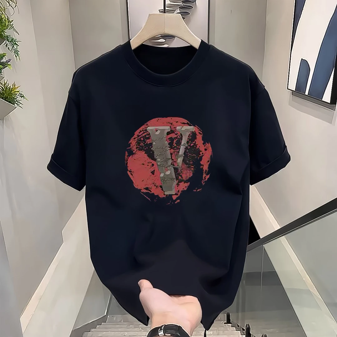 Fashion Brand Cotton Short Sleeve T-shirt Men's Summer New Fashion Printed Clothes Loose Half Sleeve T-shirt
Fashion Brand Cotton Short Sleeve T-shirt Men's Summer New Fashion Printed Clothes Loose Half Sleeve T-shirt