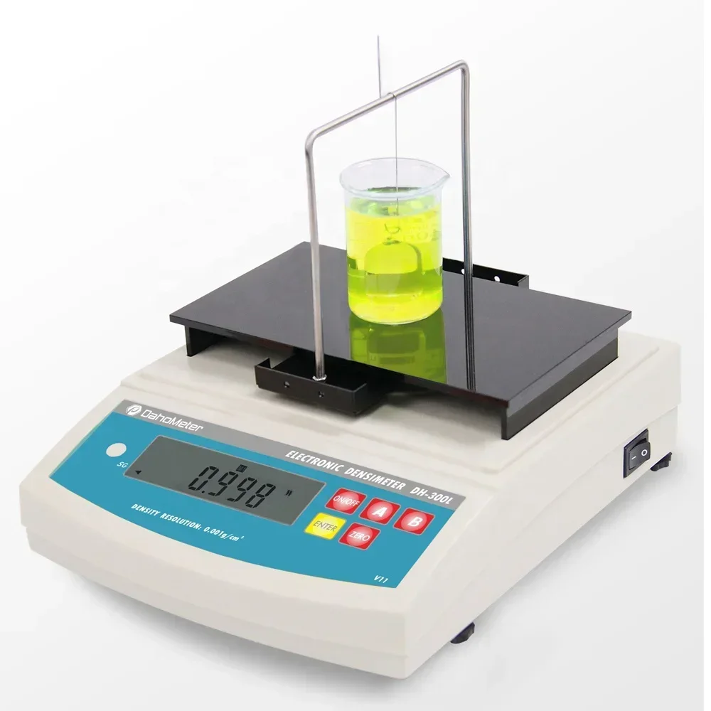 Digital High Precision Liquid Densitometer DH-300L Measurement Specific Density Meter
Digital High Precision Liquid Densitometer DH-300L Measurement Specific Density Meter