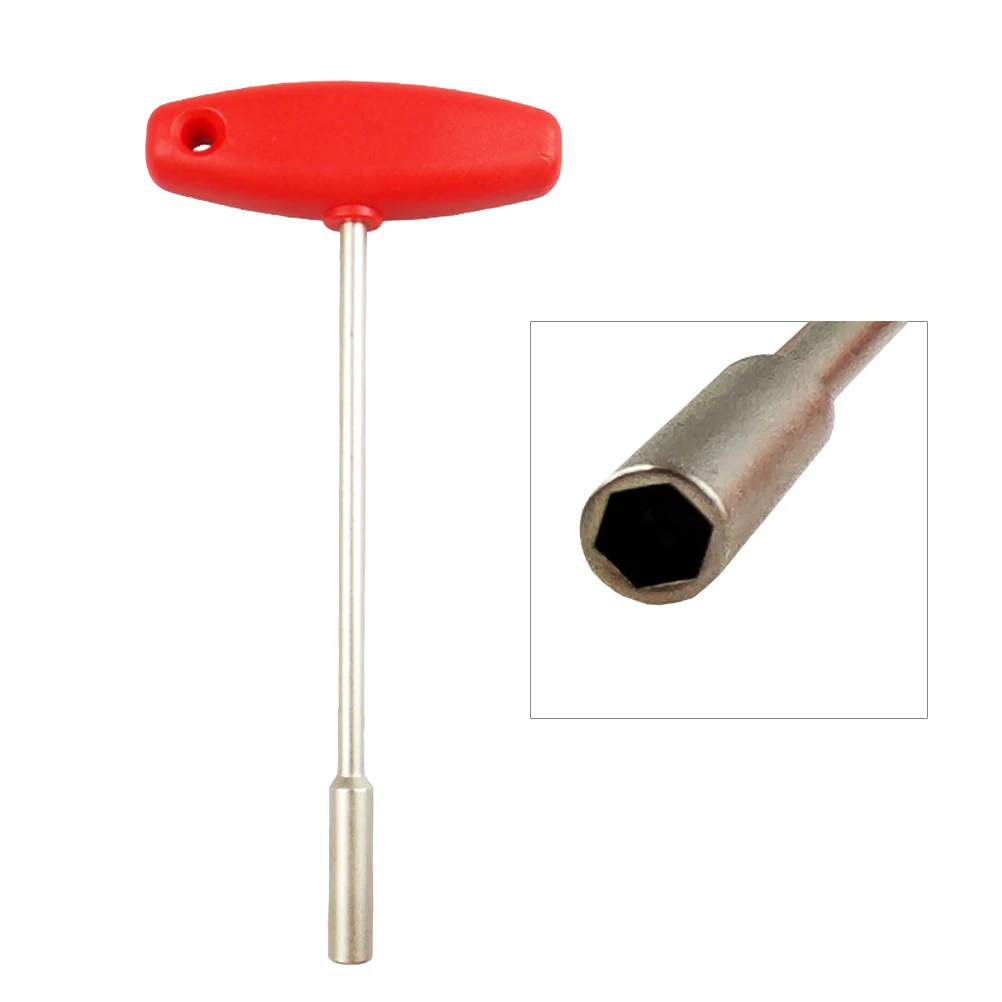 Concealed Spoke Wrench T Shape Sleeve Wire Adjust Tool Hexagonal Hole 5.5mm Durable Sturdy Spanner for Professional Use
Concealed Spoke Wrench T Shape Sleeve Wire Adjust Tool Hexagonal Hole 5.5mm Durable Sturdy Spanner for Professional Use