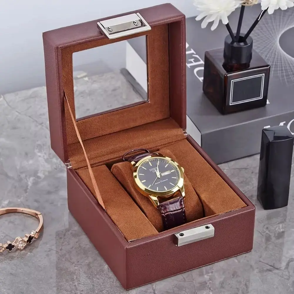 Portable Leather Watch Storage Box Wood 1 Watch Slot Watch Box Watch Collection Box Home
Portable Leather Watch Storage Box Wood 1 Watch Slot Watch Box Watch Collection Box Home