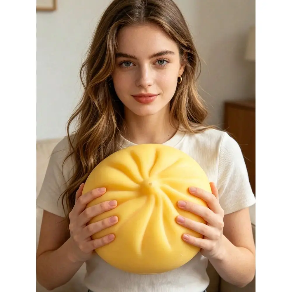 Hyperrealistic Steamed Bun Slow Rebound Squishy Toy, Silky Fingertip Sensory Dough For Stress Relief, Indoor Leisure And Gather
Hyperrealistic Steamed Bun Slow Rebound Squishy Toy, Silky Fingertip Sensory Dough For Stress Relief, Indoor Leisure And Gather