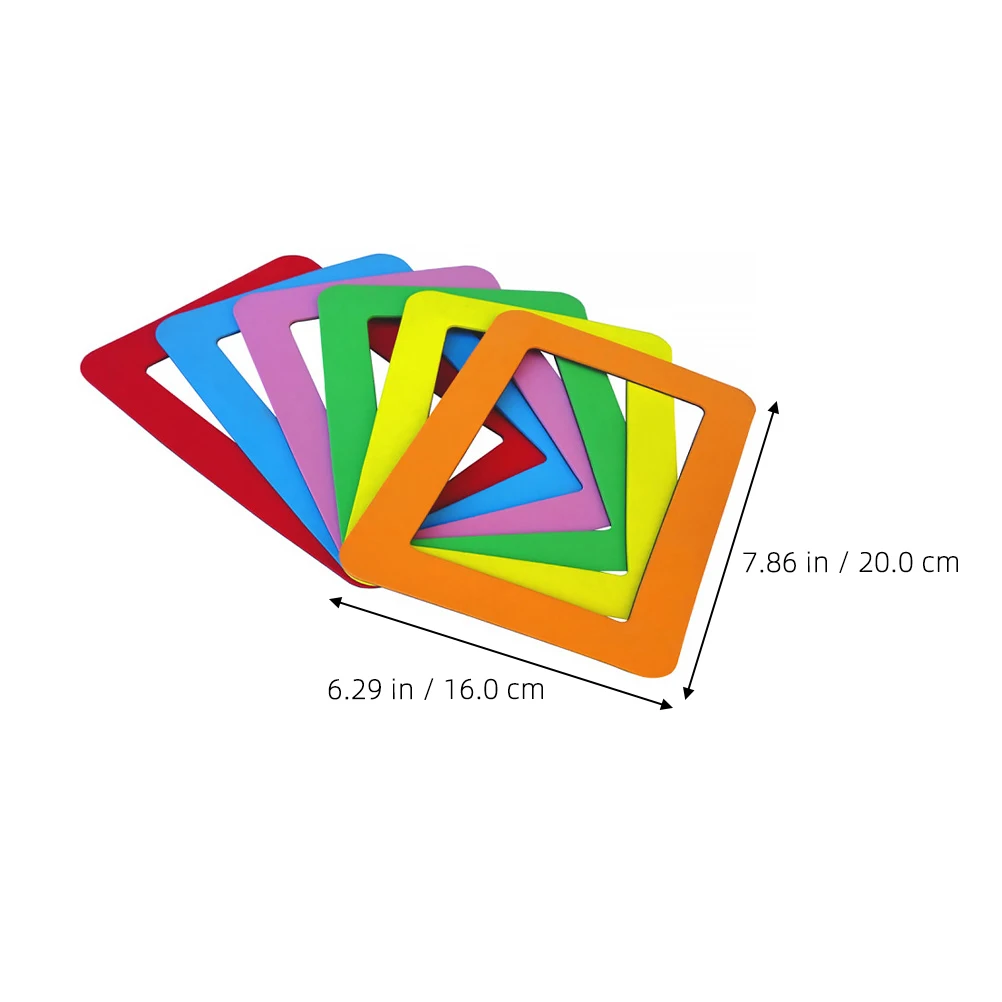 6pcs Magnetic Photo Frame Stickers Creative Picture Holder Strong Adsorption EVA Material Home Decoration Refrigerator Decor 
6pcs Magnetic Photo Frame Stickers Creative Picture Holder Strong Adsorption EVA Material Home Decoration Refrigerator Decor