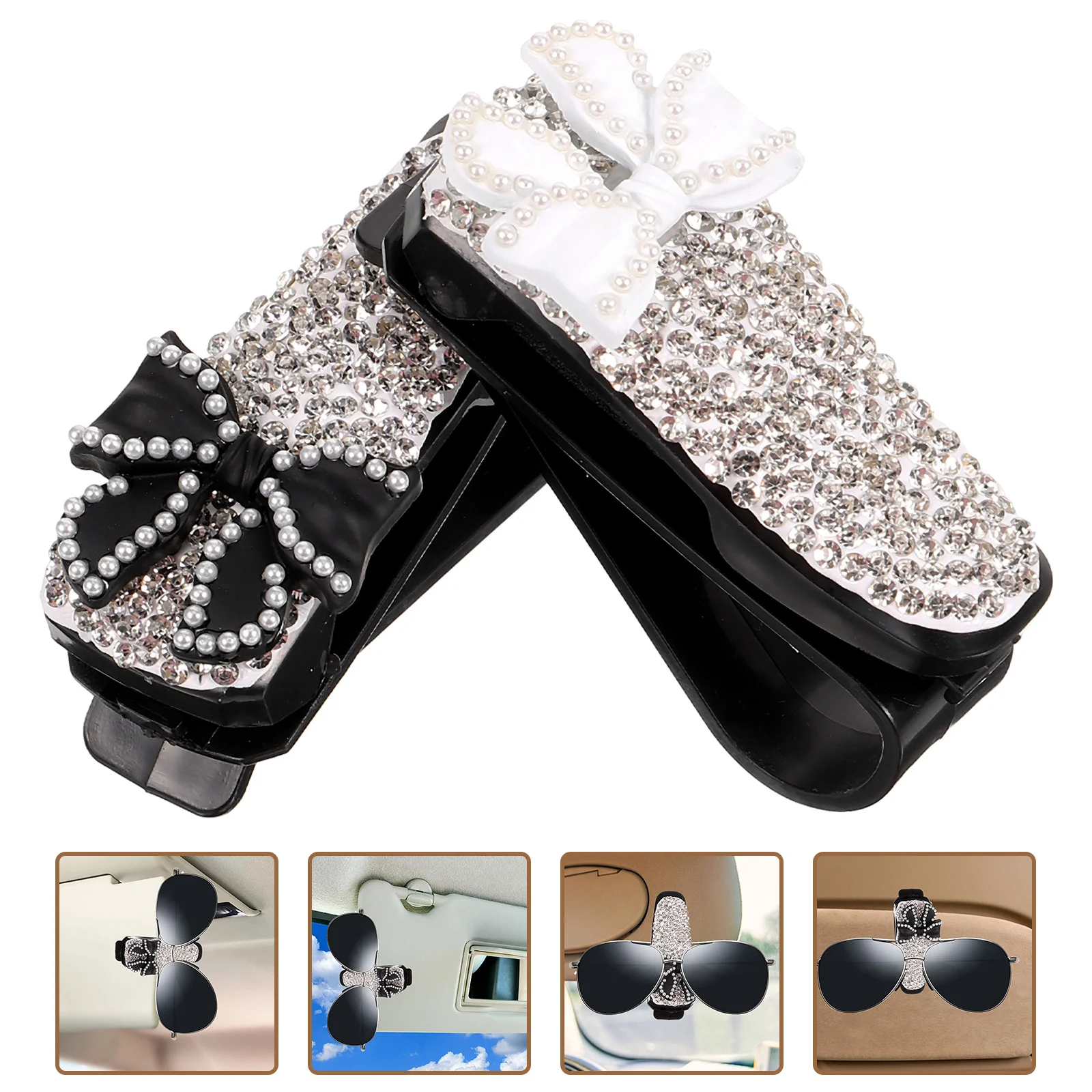 2pcs Car Sunglasses Holder Universal Glasses Clip For Visor Mount Small Lightweight Storage For Cards Tickets Eyeglass Hanger
2pcs Car Sunglasses Holder Universal Glasses Clip For Visor Mount Small Lightweight Storage For Cards Tickets Eyeglass Hanger