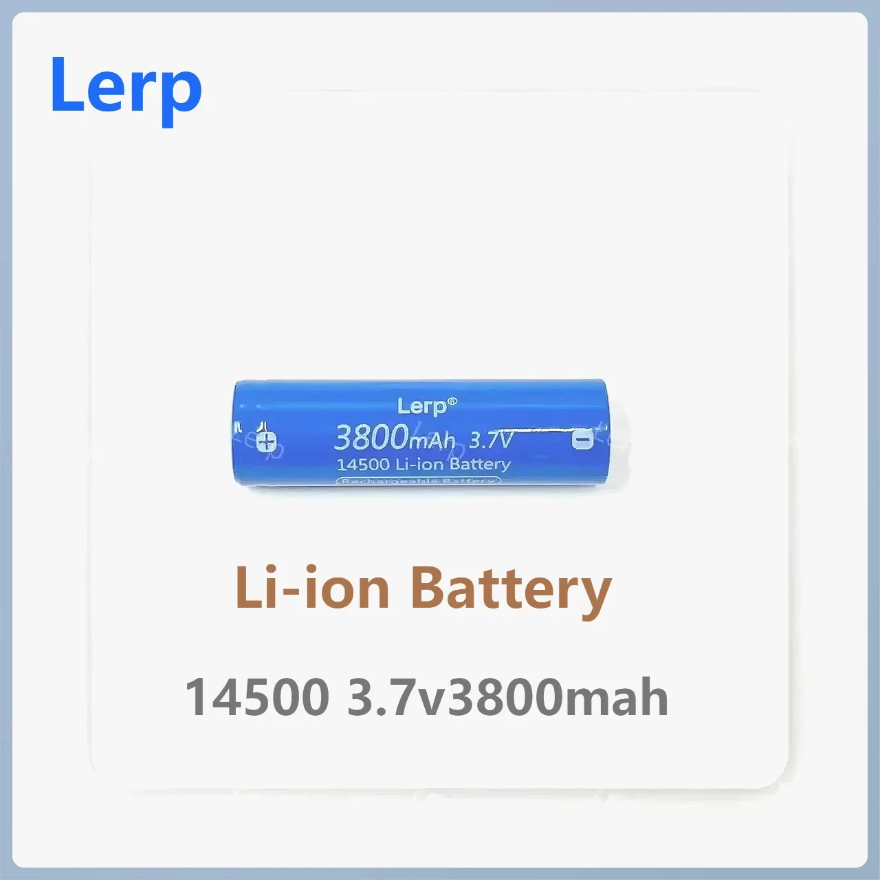 Large capacity rechargeable lithium-ion batteries, 3.7V14500 3800mAh, used for electric toothbrushes and razors, 350018#
Large capacity rechargeable lithium-ion batteries, 3.7V14500 3800mAh, used for electric toothbrushes and razors, 350018#