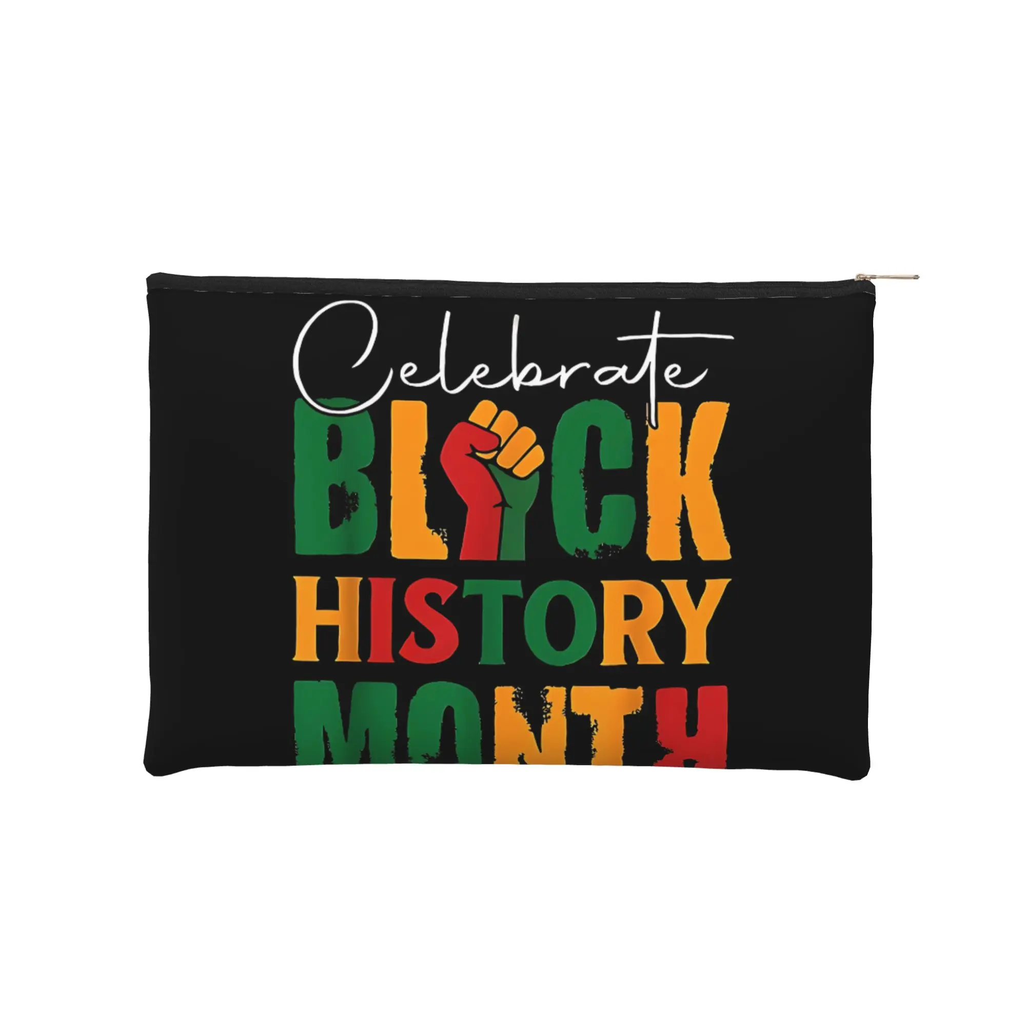 1pc Stylish Honoring Past Inspiring Future Makeup Bag Black History Mont Toiletry Bag Travel Cosmetic Pouch Storage Bag
1pc Stylish Honoring Past Inspiring Future Makeup Bag Black History Mont Toiletry Bag Travel Cosmetic Pouch Storage Bag
