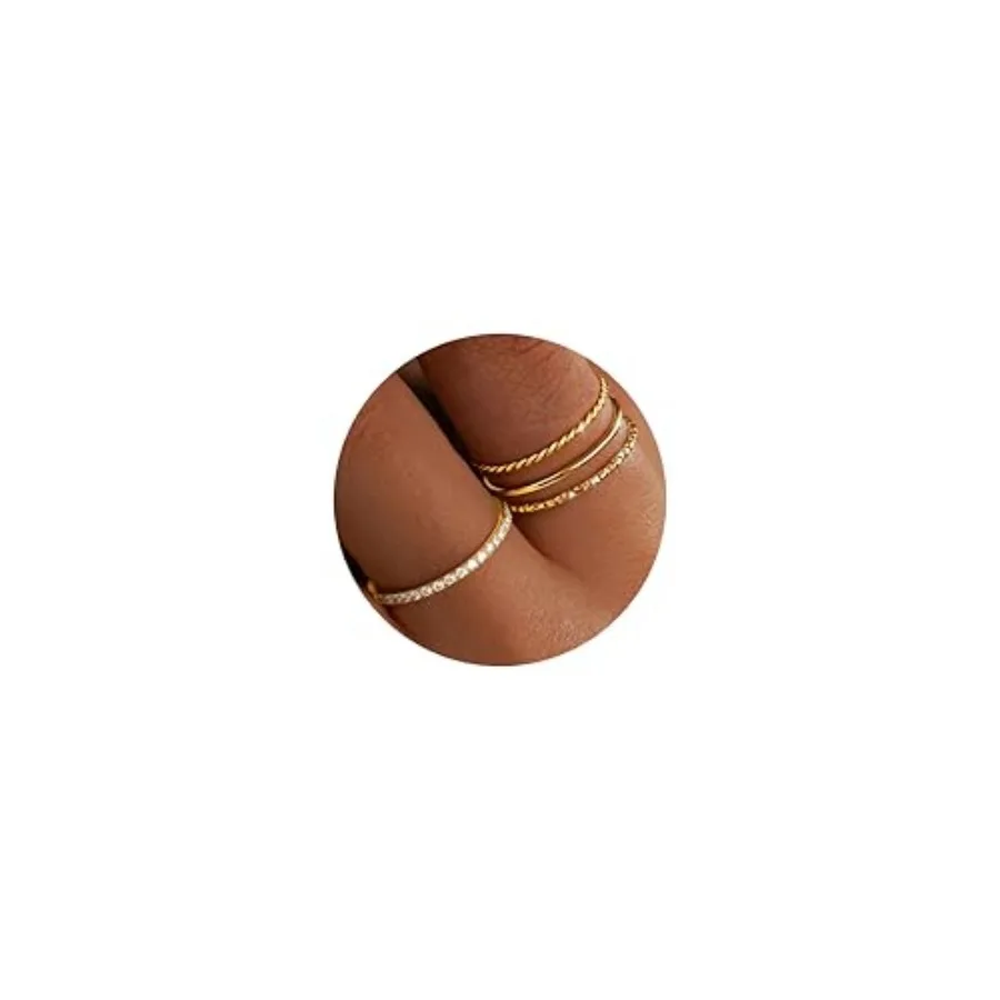 Dainty Stackable Gold s Women Non Tarnis, Stac 4K Gold Plated CZ Wedding Ban t, of Simple Trendy Minimalist Engament Tu Pink
Dainty Stackable Gold s Women Non Tarnis, Stac 4K Gold Plated CZ Wedding Ban t, of Simple Trendy Minimalist Engament Tu Pink