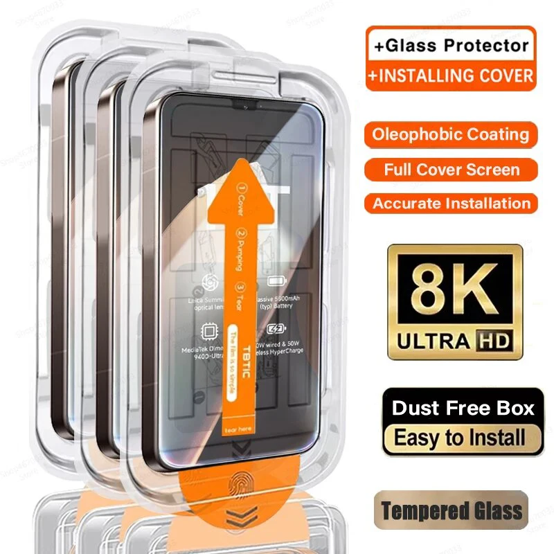 5PCS Dust Free Install Screen Protector For Honor X6S X9d X7A X8C X9C Smart X7D X5b Plus X9A X6d X8A 4G 5G Tempered Glass Film
5PCS Dust Free Install Screen Protector For Honor X6S X9d X7A X8C X9C Smart X7D X5b Plus X9A X6d X8A 4G 5G Tempered Glass Film
