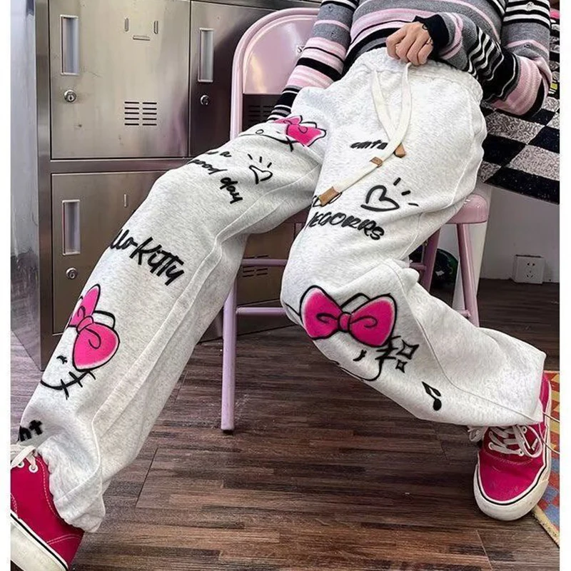 2024New Sanrio Kawaii Anime Hello Kitty Spring Autumn Trousers Cute Cartoon Sweet Fallow All-Match Pants Lovely Gifts for Girls
2024New Sanrio Kawaii Anime Hello Kitty Spring Autumn Trousers Cute Cartoon Sweet Fallow All-Match Pants Lovely Gifts for Girls