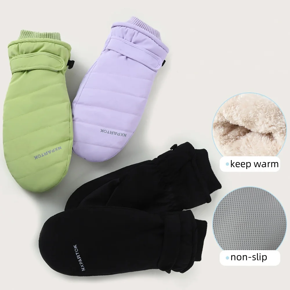 Ski gloves, winter velvet warm riding gloves, anti slip, windproof and waterproof, suitable for outdoor sports
Ski gloves, winter velvet warm riding gloves, anti slip, windproof and waterproof, suitable for outdoor sports