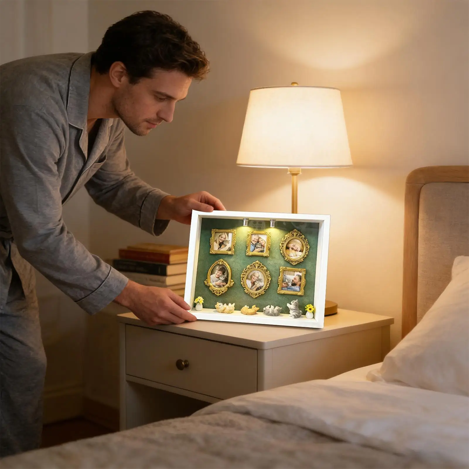 Мини-фотоальбом-шкатулка для миниатюрных фигурок, сувениров и путешествий, для семьи, друзей, взрослых, женщин, для дома, офиса
Мини-фотоальбом-шкатулка для миниатюрных фигурок, сувениров и путешествий, для семьи, друзей, взрослых, женщин, для дома, офиса