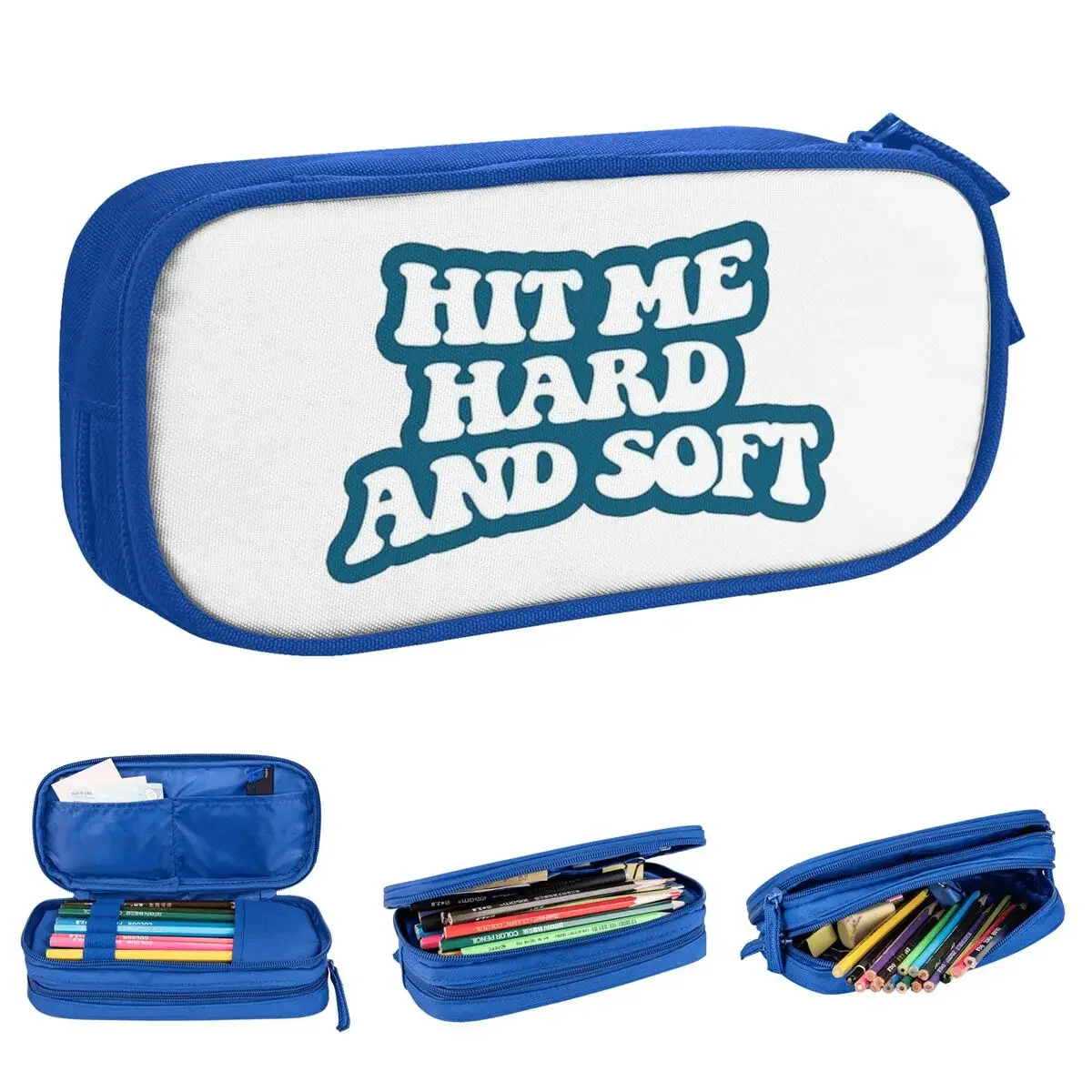 Fashion HIT ME HARD AND SOFT Music Pencil Cases Pencilcases Pen Large Storage Pencil Bags Students School Zipper Stationery
Fashion HIT ME HARD AND SOFT Music Pencil Cases Pencilcases Pen Large Storage Pencil Bags Students School Zipper Stationery