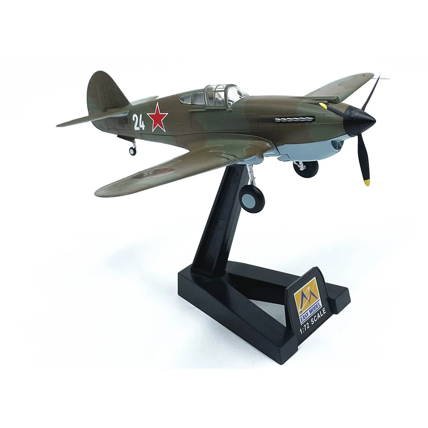 Spot 37206 1:72 WW2 P-40 fighter model (Soviet livery) static finished model (out of print)
Spot 37206 1:72 WW2 P-40 fighter model (Soviet livery) static finished model (out of print)