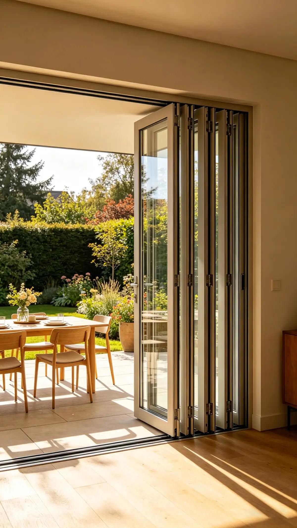 Windproof and Rainproof Folding Door Aluminum Casing Thick Glass Bi Folding Doors Anti Theft Safety Accordion Doors with Lock
Windproof and Rainproof Folding Door Aluminum Casing Thick Glass Bi Folding Doors Anti Theft Safety Accordion Doors with Lock