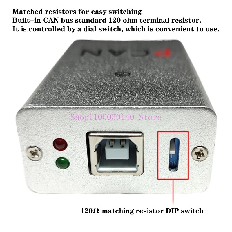 CAN-анализатор, PCAN USB-CAN, совместимый с PEAK IPEH-002022/21, поддерживает PCAN View, BUSMaster, TSMaster, PCAN-Explorer
CAN-анализатор, PCAN USB-CAN, совместимый с PEAK IPEH-002022/21, поддерживает PCAN View, BUSMaster, TSMaster, PCAN-Explorer