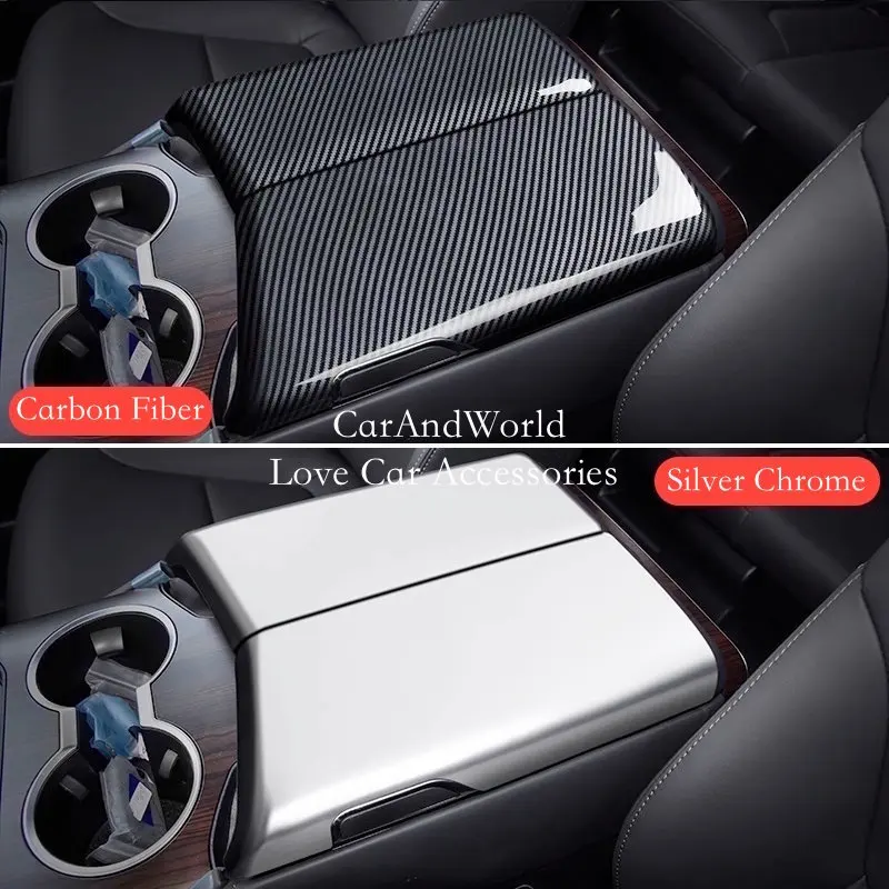 Central Armrest Storage Box Panel Frame Cover Trims Carbon Fiber Car Inner Accessories For Toyota Land Cruiser LC300 2022-2025
Central Armrest Storage Box Panel Frame Cover Trims Carbon Fiber Car Inner Accessories For Toyota Land Cruiser LC300 2022-2025