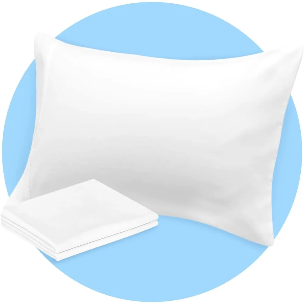 Bedding Pillow Cases Standard Size White Pillow Cases Set of 2 Cotton Blend 200 TC Soft & Breathable Perfect for Home & H
Bedding Pillow Cases Standard Size White Pillow Cases Set of 2 Cotton Blend 200 TC Soft & Breathable Perfect for Home & H