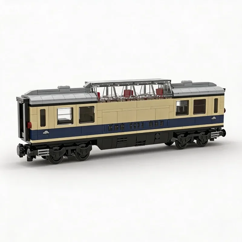 633PCS MOC City Train Rheingold Panoramic Wagon Model DIY Creative Ideas Display Assembly Building Blocks Birthday Gift Set Home
633PCS MOC City Train Rheingold Panoramic Wagon Model DIY Creative Ideas Display Assembly Building Blocks Birthday Gift Set Home