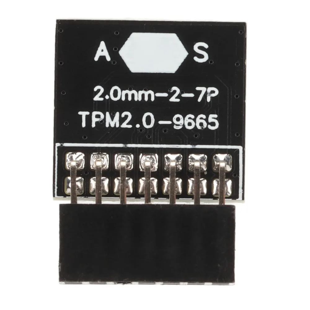 Durable 14 Pin TPM 2.0 Module 2x7P Practical TPM Chip Platform Protection Module For ASUS