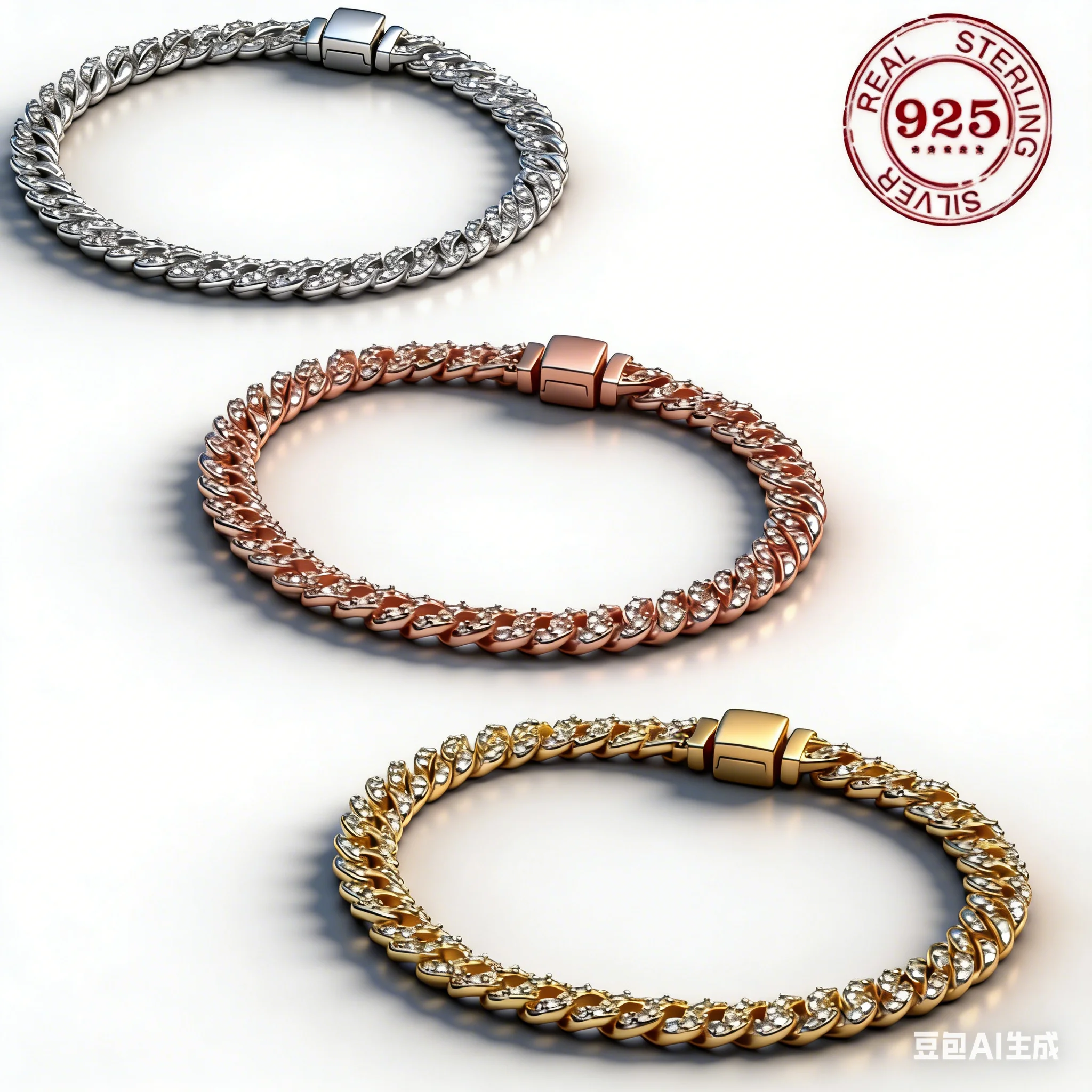 Hot 100% elegant 925 sterling silver fitted original sparkling luxury zircon chain bracelet women's DIY birthday gift jewelry
Hot 100% elegant 925 sterling silver fitted original sparkling luxury zircon chain bracelet women's DIY birthday gift jewelry