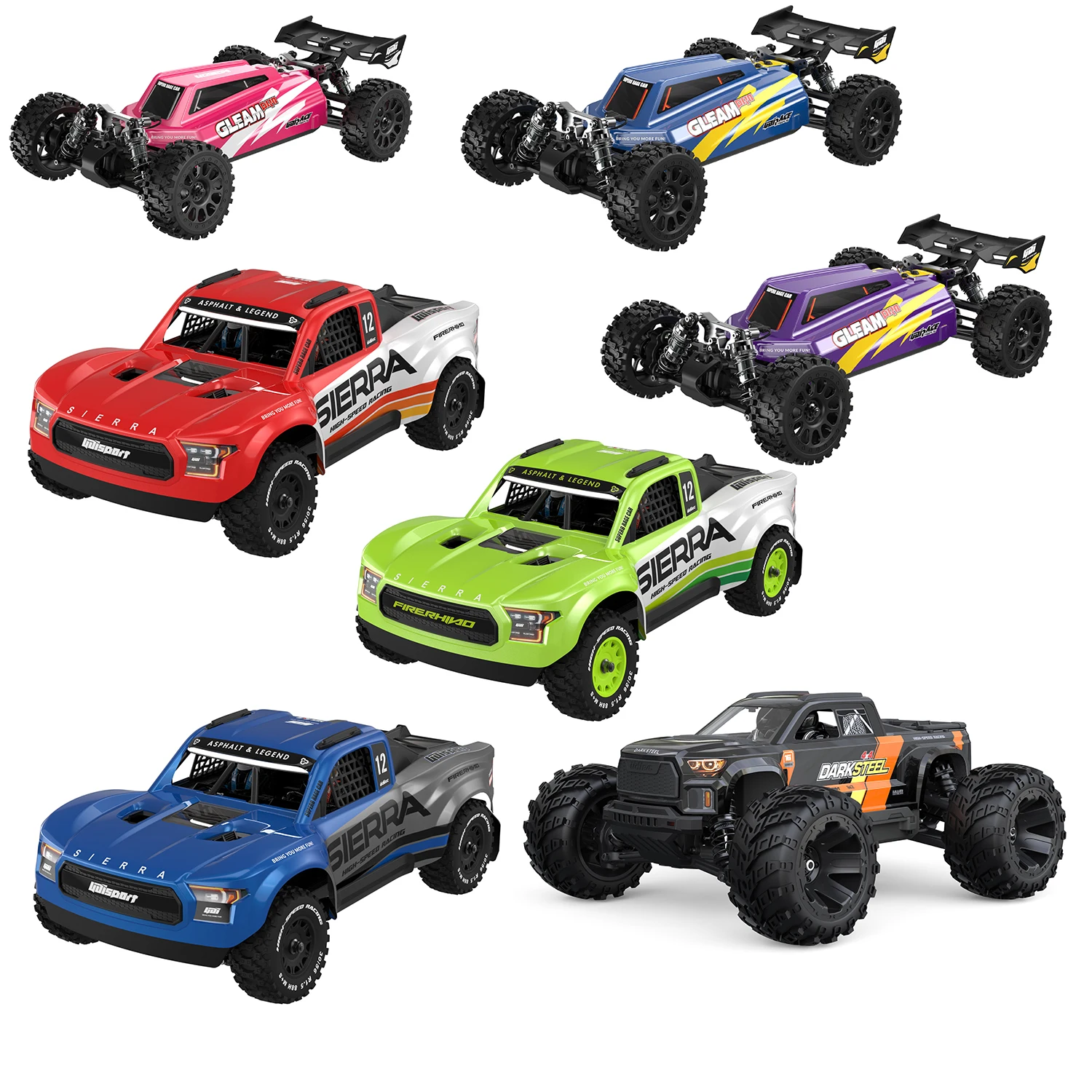 UDIRC 1/12 Scale 4WD All Terrain Desert Off-Road Truck Brushless Short Course Truck Ultra Fast RC Car Built-in Gyro&Center Diff
UDIRC 1/12 Scale 4WD All Terrain Desert Off-Road Truck Brushless Short Course Truck Ultra Fast RC Car Built-in Gyro&Center Diff