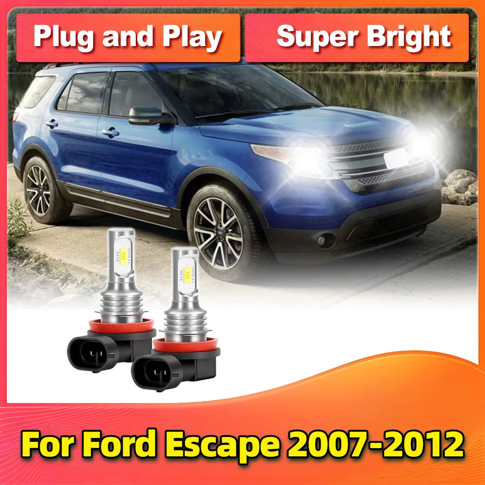 High Power 2PCS Fog Light H11 12V 6000K White Mini Auto Car LED Fog Lamp For Ford Escape 2007-2012 Canbus Bulb
High Power 2PCS Fog Light H11 12V 6000K White Mini Auto Car LED Fog Lamp For Ford Escape 2007-2012 Canbus Bulb