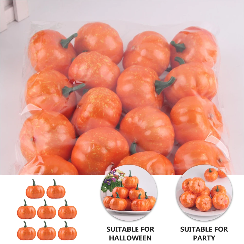 8pcs Mini Pumpkin Decorations Simulation Halloween Home Party Ornaments Small Pumpkin Decoration for Scene Layout Photo Props
8pcs Mini Pumpkin Decorations Simulation Halloween Home Party Ornaments Small Pumpkin Decoration for Scene Layout Photo Props