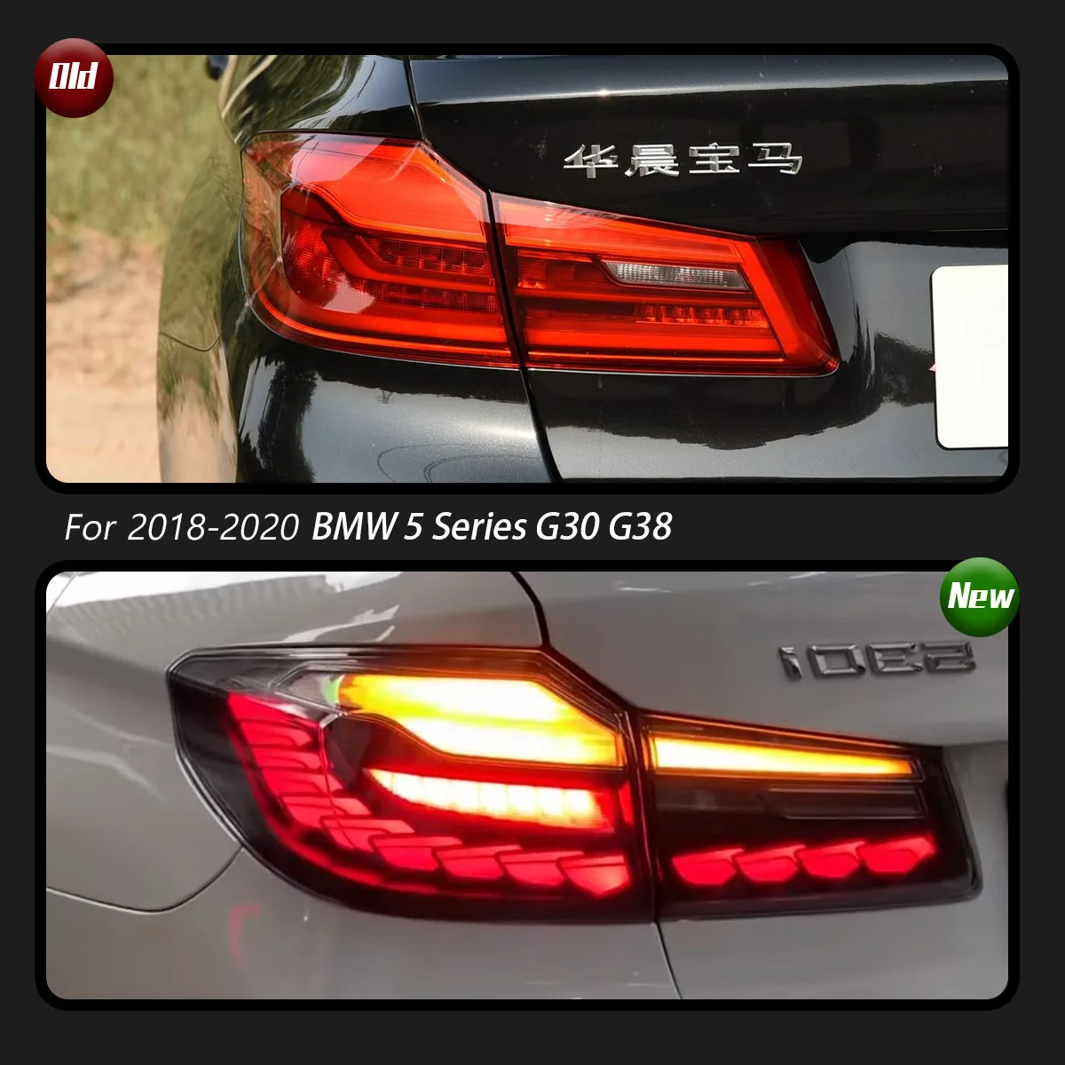 TYPY Car For BMW 5 Series G30 G38 Taillight 2018-2020 Upgrade Modified to New DRL Dynamic Turn Signal LED Taillight Auto Accesso
TYPY Car For BMW 5 Series G30 G38 Taillight 2018-2020 Upgrade Modified to New DRL Dynamic Turn Signal LED Taillight Auto Accesso