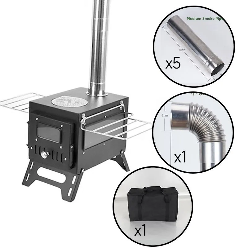 Outdoor Portable Wood Burning Stove Car Cam Tent Stove Multi-Functional RV Outdoor Picnic Stove Cold-Rolled Steel Body
Outdoor Portable Wood Burning Stove Car Cam Tent Stove Multi-Functional RV Outdoor Picnic Stove Cold-Rolled Steel Body