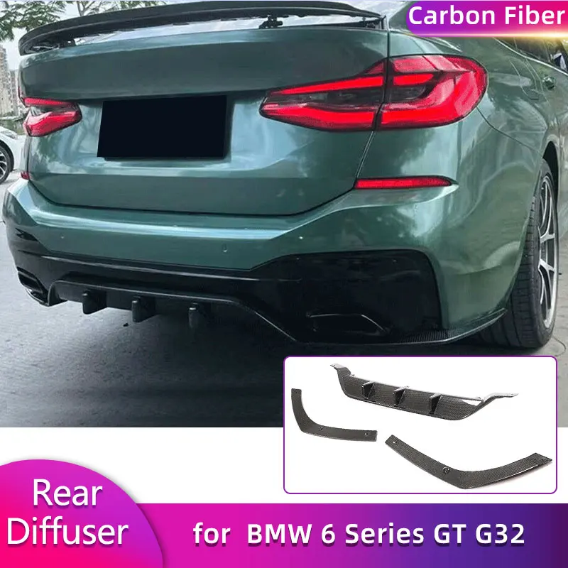 Full Carbon Fiber Rear Bumper Diffuser Lip Spoiler for BMW 6 Series GT G32 M-Sport 2017-2022 Car Rear Diffuser Lip Body Kit
Full Carbon Fiber Rear Bumper Diffuser Lip Spoiler for BMW 6 Series GT G32 M-Sport 2017-2022 Car Rear Diffuser Lip Body Kit
