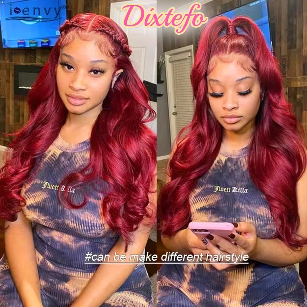 99J Burgundy 13x6 Body Wave HD Lace Frontal Human Hair Wigs Pre Plucked 200% Red Color 13x4 Lace Front Wig Human Hair For Women
99J Burgundy 13x6 Body Wave HD Lace Frontal Human Hair Wigs Pre Plucked 200% Red Color 13x4 Lace Front Wig Human Hair For Women