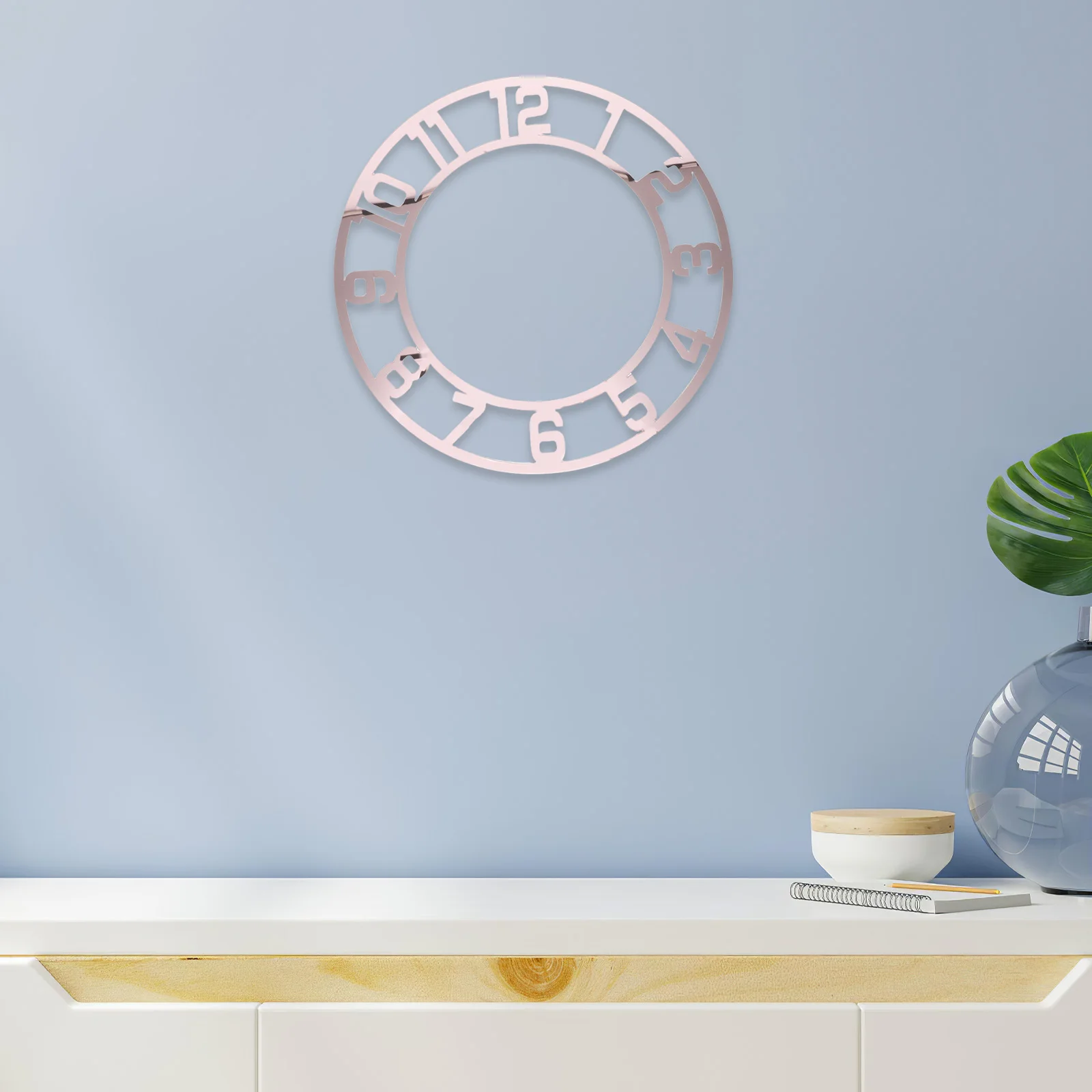 2Pcs Round Mirror Clock Face Sticker Acrylic Dial Plate Arabic Numerals Self Adhesive Wall Decor Living Room Bedroom
2Pcs Round Mirror Clock Face Sticker Acrylic Dial Plate Arabic Numerals Self Adhesive Wall Decor Living Room Bedroom