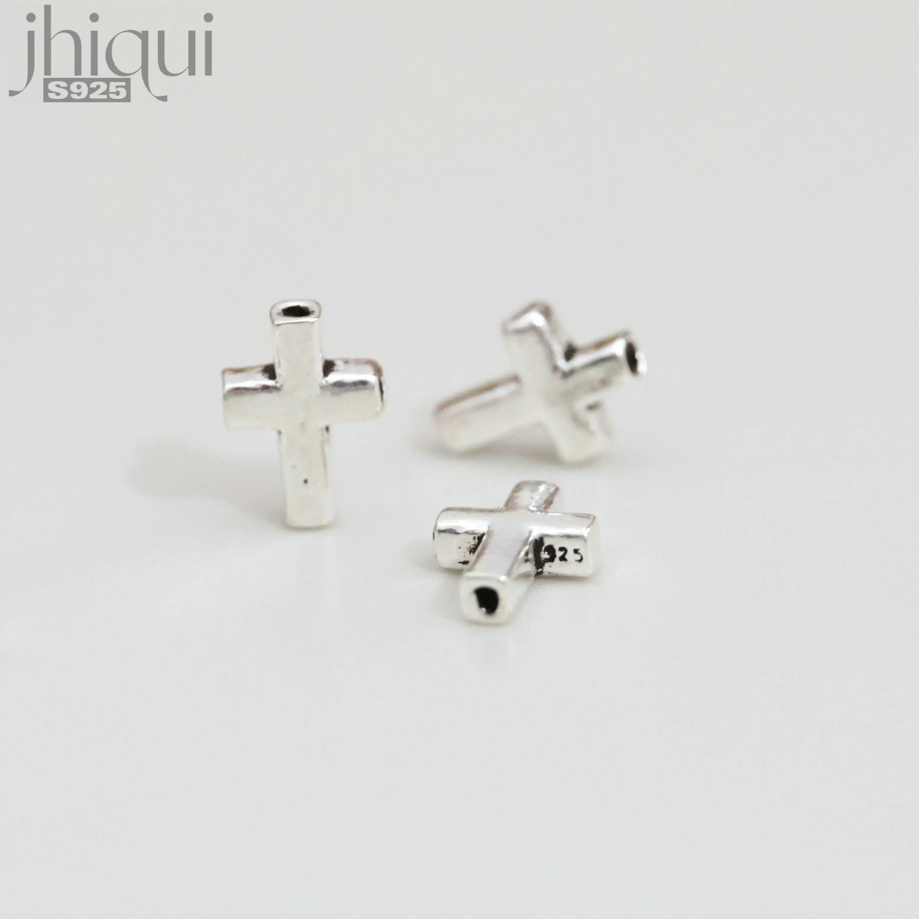 Real 925 Sterling Silver Accessories Cross Spacer Beads for DIY Bracelet Making Jewelry Findings
Real 925 Sterling Silver Accessories Cross Spacer Beads for DIY Bracelet Making Jewelry Findings