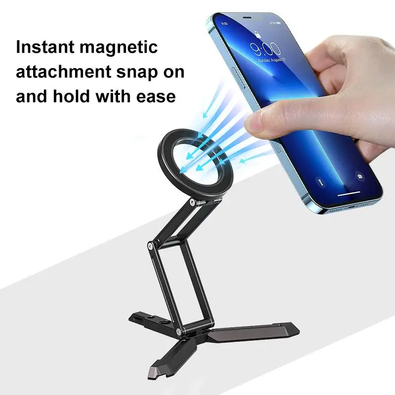 MagSafe Desktop Live Streaming Magnetic Foldable Phone Holder Bracket for iPhone 16 Pro 16 Plus 16 Pro Max 16 15 14 13 12 Holder
MagSafe Desktop Live Streaming Magnetic Foldable Phone Holder Bracket for iPhone 16 Pro 16 Plus 16 Pro Max 16 15 14 13 12 Holder