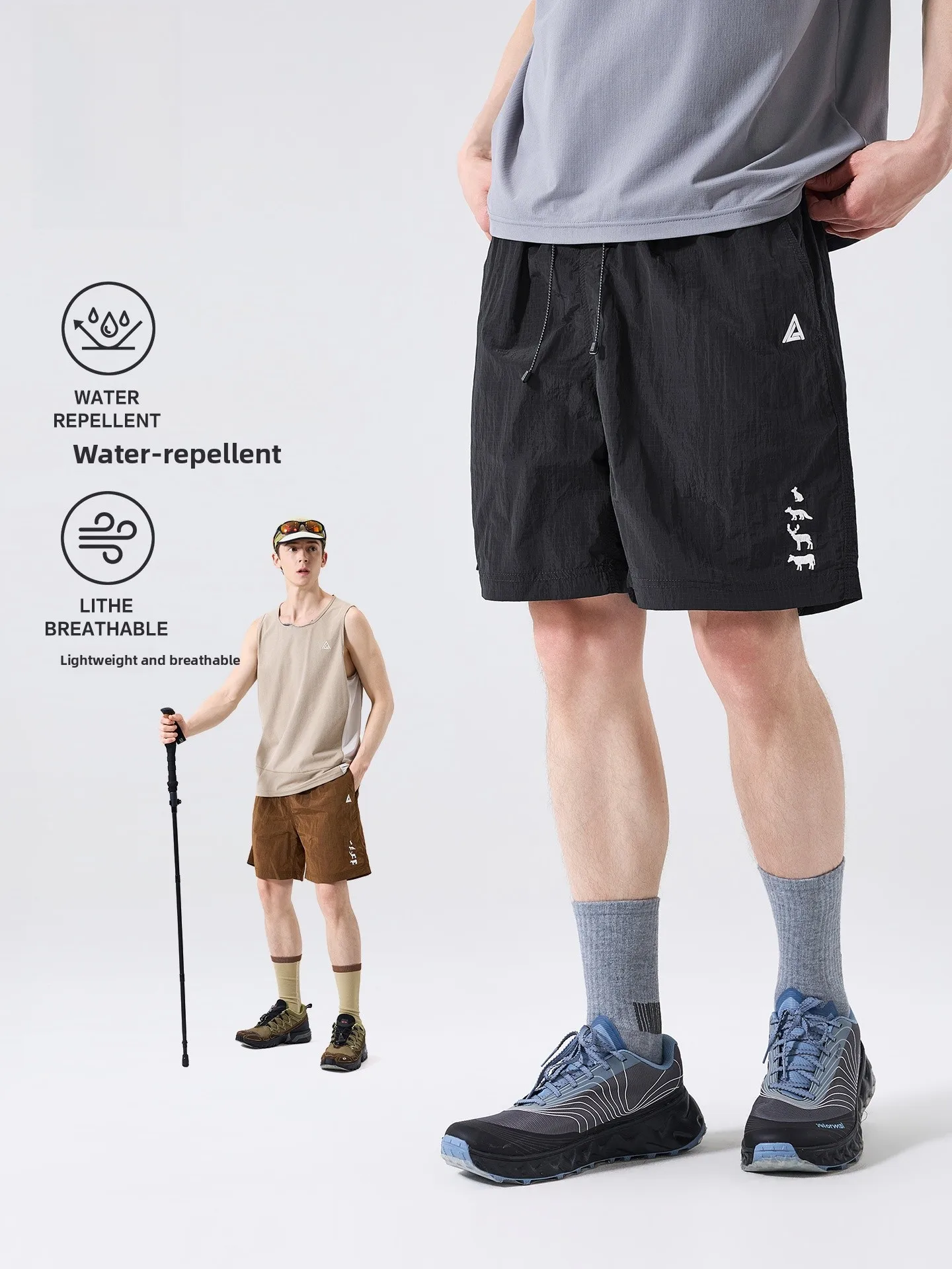LAZY DAY Outdoor Quick Dry Lightweight Breathable Men's Sport Shorts Summer Cool Feeling Five-Quarter Length Hiking Mountain ...
LAZY DAY Outdoor Quick Dry Lightweight Breathable Men's Sport Shorts Summer Cool Feeling Five-Quarter Length Hiking Mountain ...