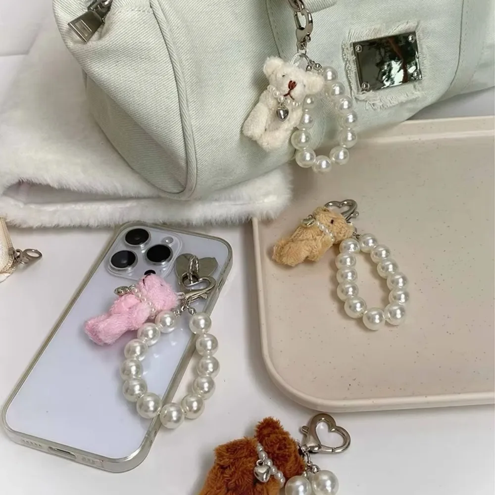 Imitation Pearl Teddy Bear Mobile Phone Chain Hanging Ornament Handbag Pendant Keychain Gift Bag Charms Pendant Women Girls
Imitation Pearl Teddy Bear Mobile Phone Chain Hanging Ornament Handbag Pendant Keychain Gift Bag Charms Pendant Women Girls