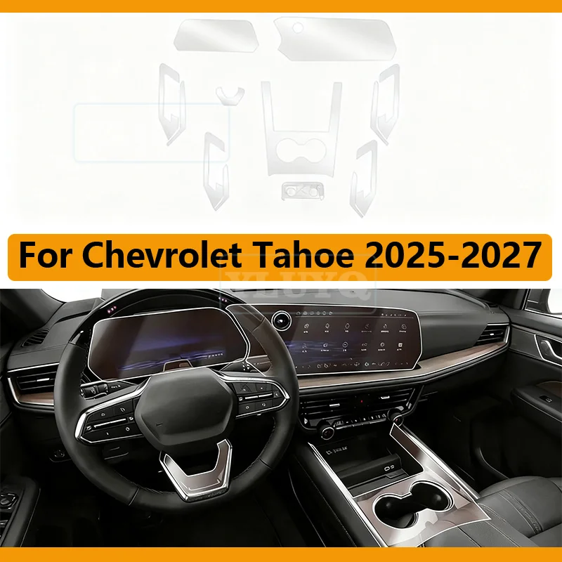 For Chevrolet Tahoe 2025 2026 2027 Car Interior Protection Film Dashboard Screen Gear Transparent Sticker Anti-scratch LHD RHD
For Chevrolet Tahoe 2025 2026 2027 Car Interior Protection Film Dashboard Screen Gear Transparent Sticker Anti-scratch LHD RHD