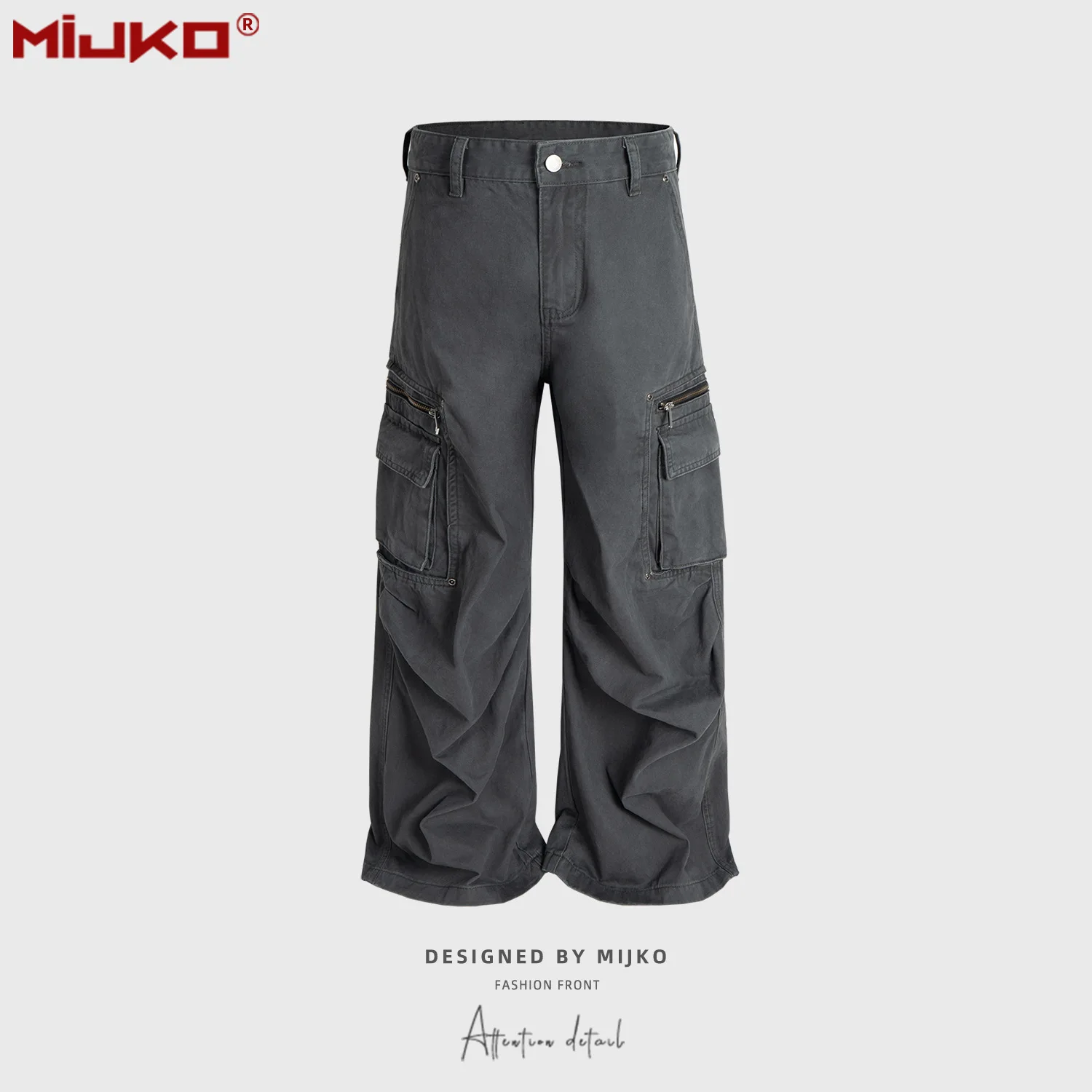 MIJKO унисекс, дизайнерские прямые брюки с несколькими карманами, повседневная рабочая одежда до колена со складками для мужчин и женщин
MIJKO унисекс, дизайнерские прямые брюки с несколькими карманами, повседневная рабочая одежда до колена со складками для мужчин и женщин