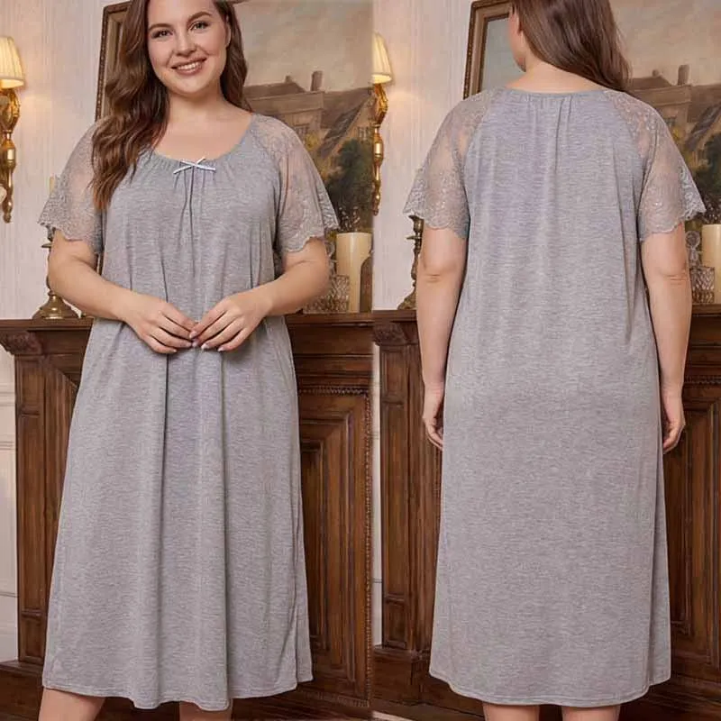 Plus Size 3XL 4XL 5XL Ruffled Nightdress Sexy Women's Pocket Nightwear Loose Casual Intimate Lingerie Home Wear Simple Nightgown
Plus Size 3XL 4XL 5XL Ruffled Nightdress Sexy Women's Pocket Nightwear Loose Casual Intimate Lingerie Home Wear Simple Nightgown