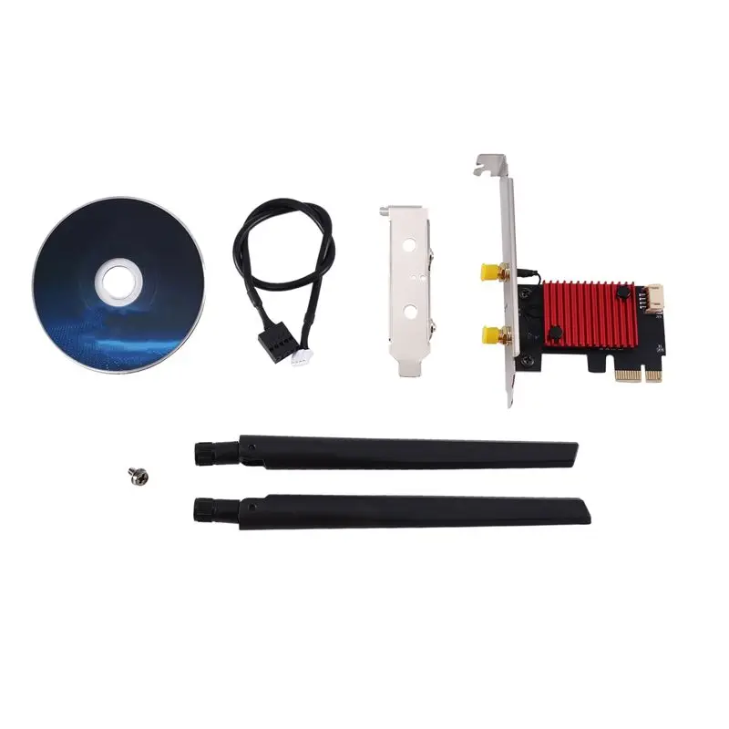 New!3000Mbps Wifi 6 AX200 PCIE Wireless Adapter Bluetooth 5.2 Network Wifi Card Dual Band 2.4G 5Ghz 802.11AX Win 10 11
New!3000Mbps Wifi 6 AX200 PCIE Wireless Adapter Bluetooth 5.2 Network Wifi Card Dual Band 2.4G 5Ghz 802.11AX Win 10 11