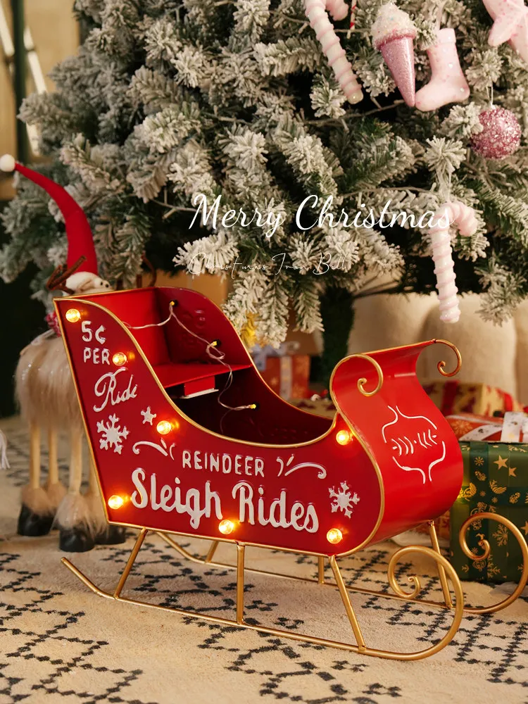 Christmas decoration wrought iron sleigh Christmas scene arrangement interior decoration atmosphere props
Christmas decoration wrought iron sleigh Christmas scene arrangement interior decoration atmosphere props