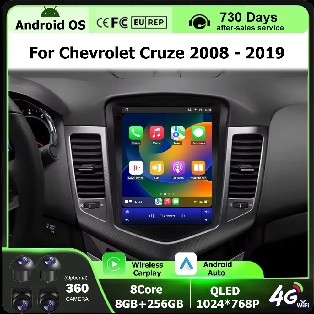 9,7 ''для Chevrolet Cruze 2008-2019 Android 16, автомагнитола, стерео мультимедийный плеер, навигация, QLED экран, камера Carplay 360
9,7 ''для Chevrolet Cruze 2008-2019 Android 16, автомагнитола, стерео мультимедийный плеер, навигация, QLED экран, камера Carplay 360
